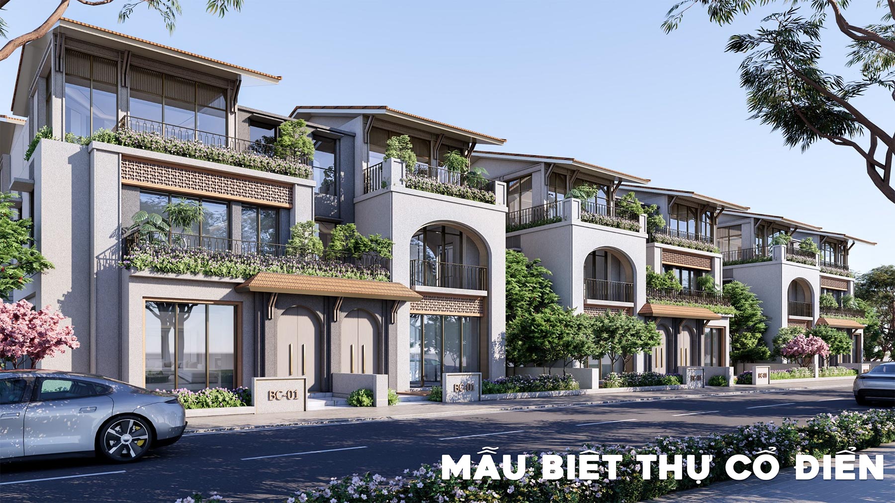 Mau biet thu co dien charmora city